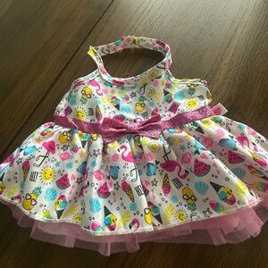 Build-A-Bear Pink and Yellow Dress